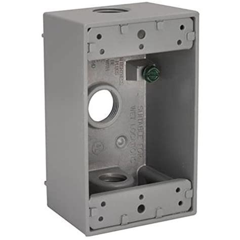 all-weather metal outlet box 3 4|Hubbell Bell 5324.